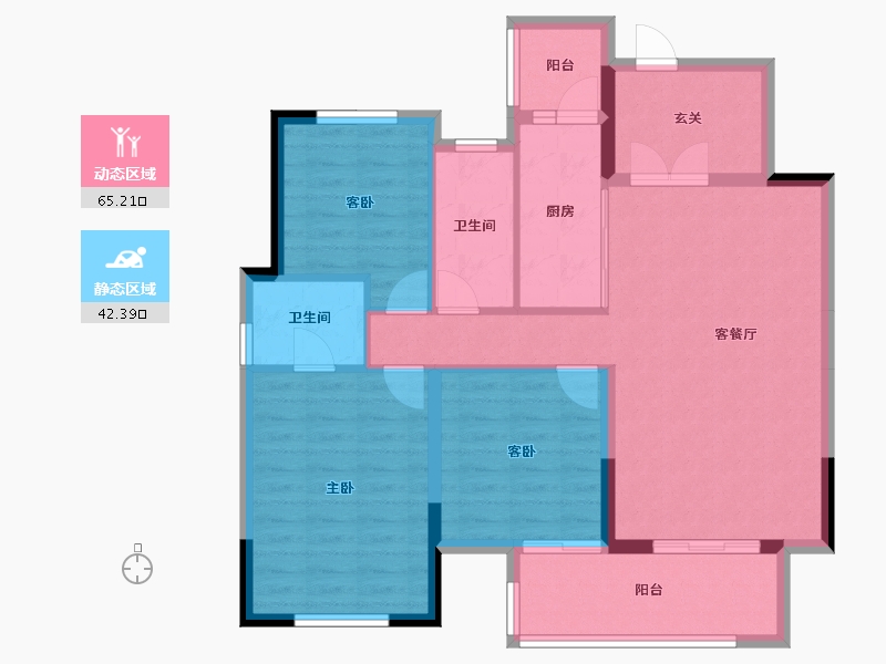 四川省-内江市-邦泰天著-97.02-户型库-动静分区