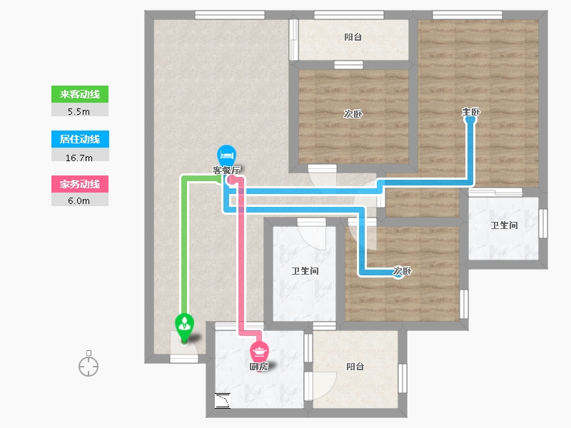 四川省-宜宾市-中央领御-91.71-户型库-动静线