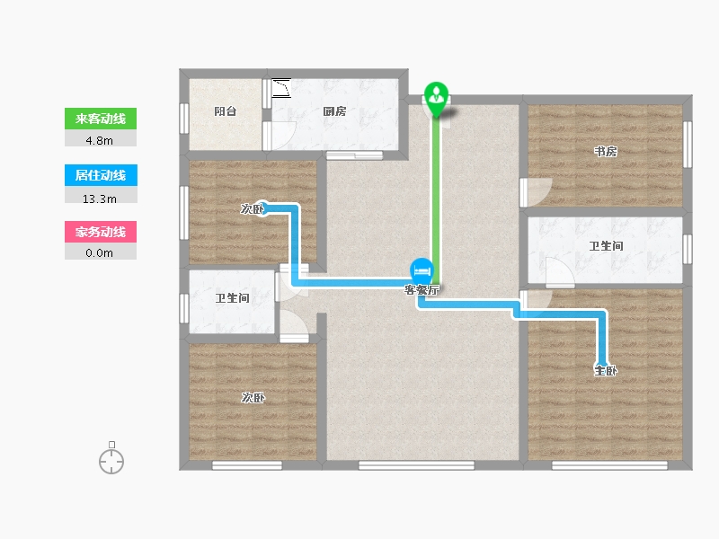 四川省-宜宾市-中央领御-122.93-户型库-动静线