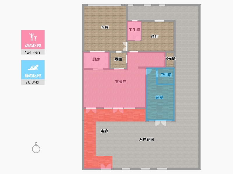 广西壮族自治区-百色市-锦绣古镇-344.86-户型库-动静分区