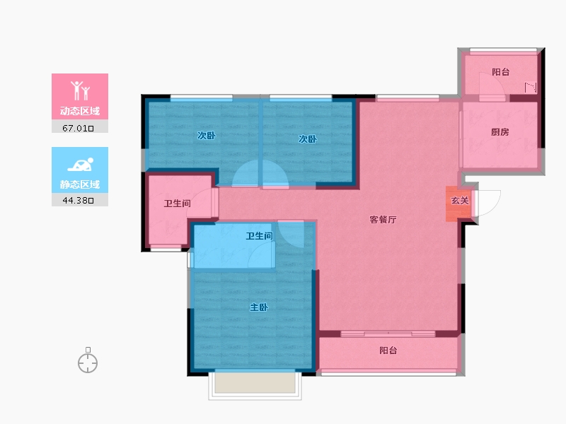 广西壮族自治区-柳州市-恒大城-100.00-户型库-动静分区