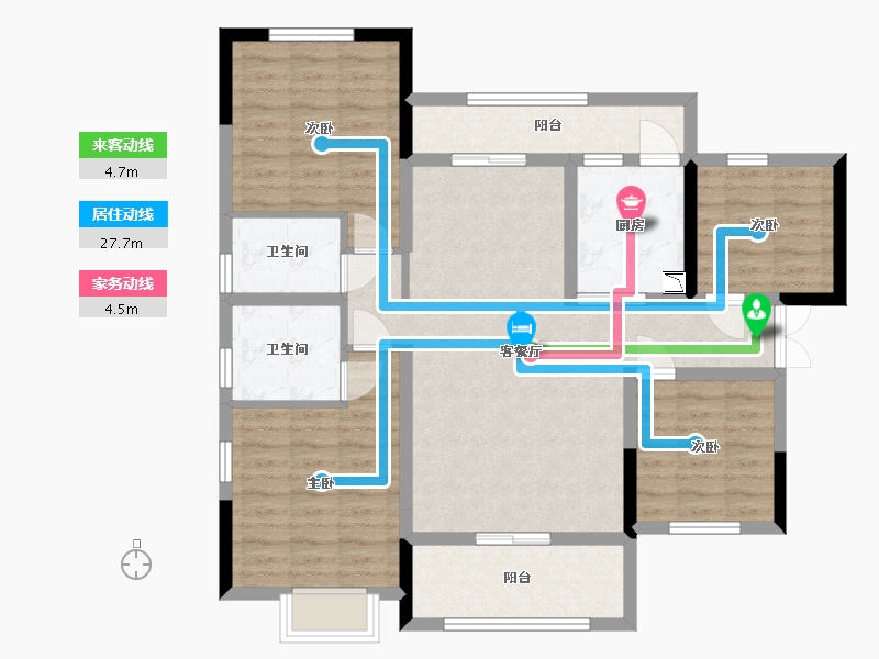 四川省-宜宾市-春天大院-101.13-户型库-动静线