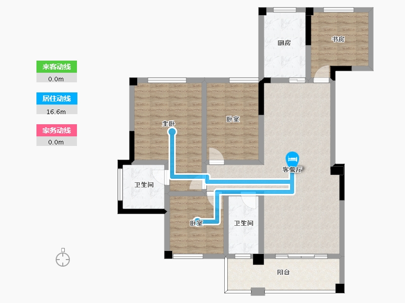 四川省-遂宁市-远升凤凰城-107.21-户型库-动静线