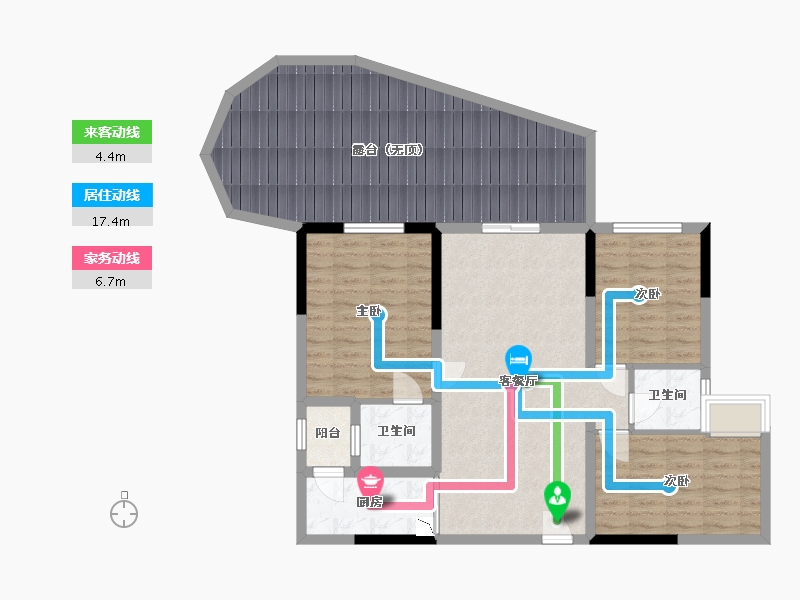 四川省-宜宾市-远达僰城首席-112.17-户型库-动静线