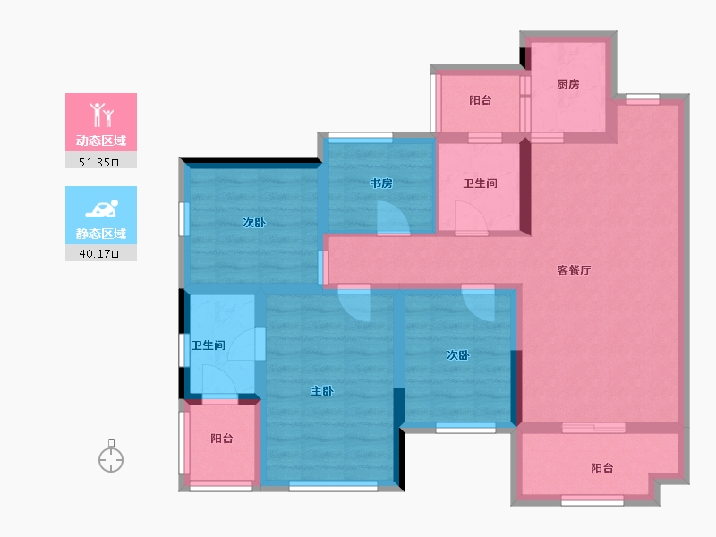 四川省-巴中市-置信府-79.47-户型库-动静分区