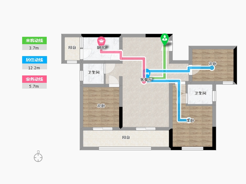 四川省-宜宾市-装备城丽晶港-78.40-户型库-动静线