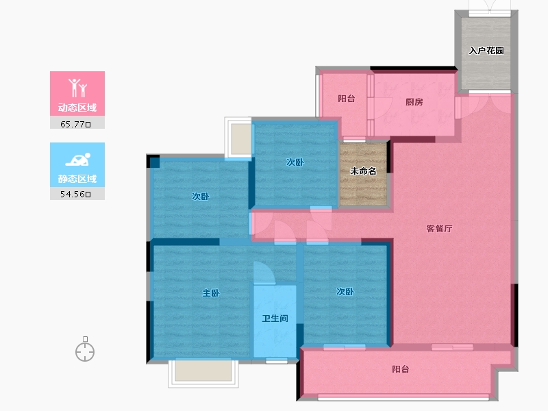 四川省-巴中市-国力江湾城-115.28-户型库-动静分区