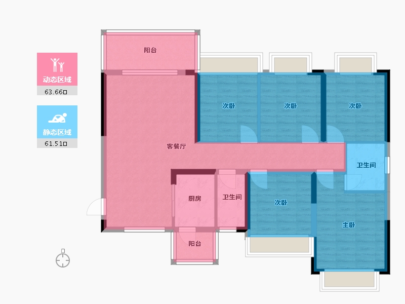 广西壮族自治区-桂林市-顺祥学府壹号-112.00-户型库-动静分区