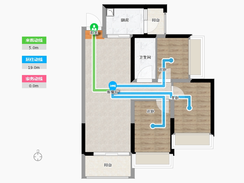 广西壮族自治区-柳州市-金科星辰-68.72-户型库-动静线