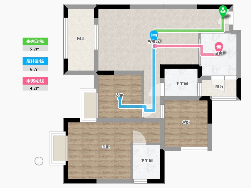 四川省-巴中市-国力江湾城-75.12-户型库-动静线