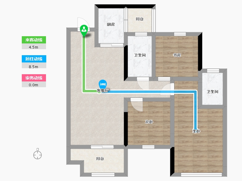 四川省-巴中市-置信府-77.70-户型库-动静线