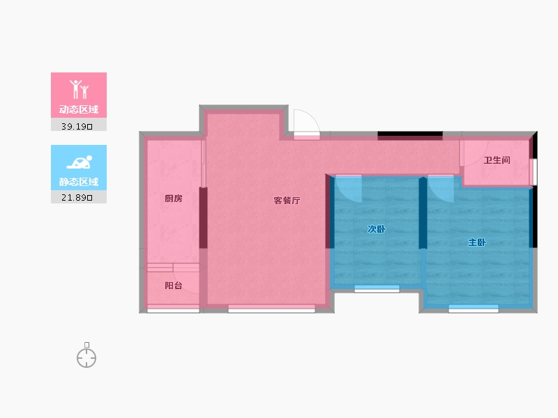 广西壮族自治区-桂林市-阳光家园-53.92-户型库-动静分区