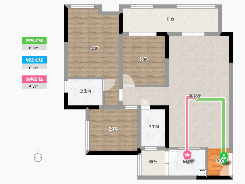 四川省-巴中市-置信逸都花园-95.11-户型库-动静线