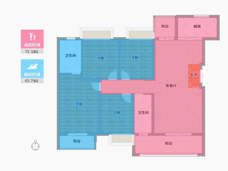 广西壮族自治区-桂林市-兴进御园-123.10-户型库-动静分区