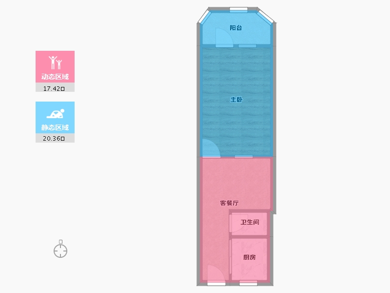 天津-天津市-宜兰里-33.48-户型库-动静分区