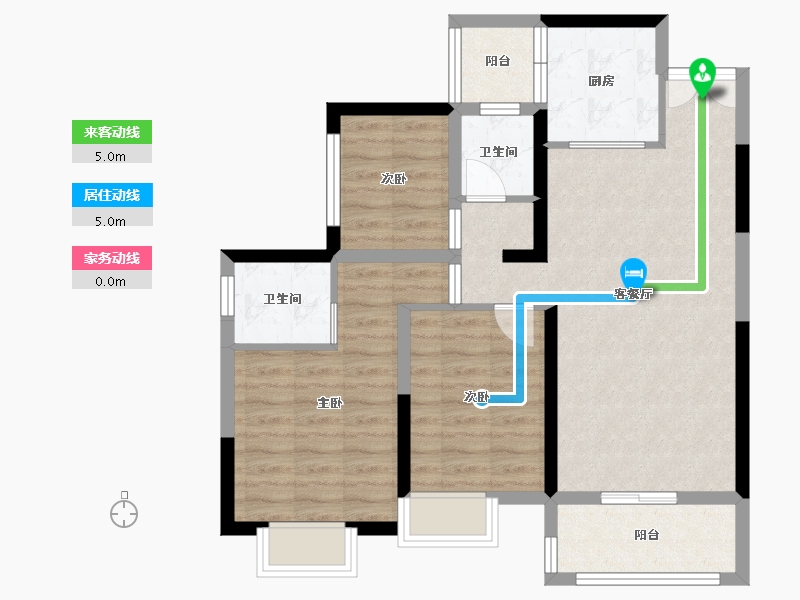 四川省-巴中市-御景湾-78.46-户型库-动静线