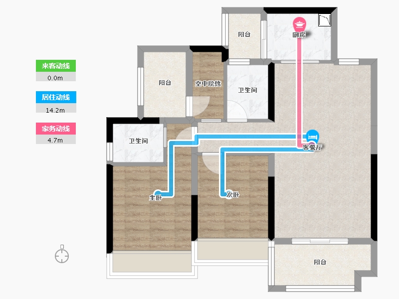 四川省-巴中市-逸合乐湾御府-77.82-户型库-动静线