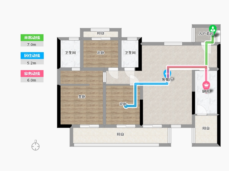 四川省-巴中市-御景湾-91.10-户型库-动静线