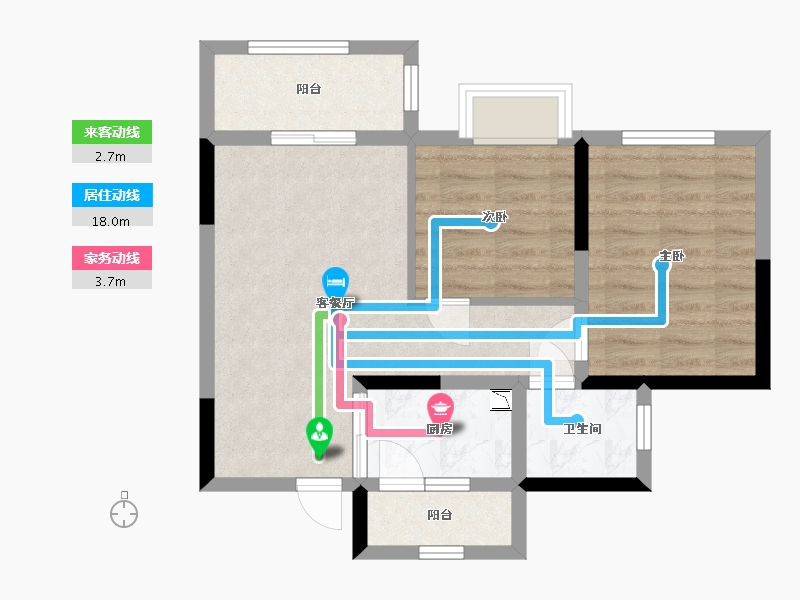 四川省-宜宾市-港腾龙栖湾-57.10-户型库-动静线