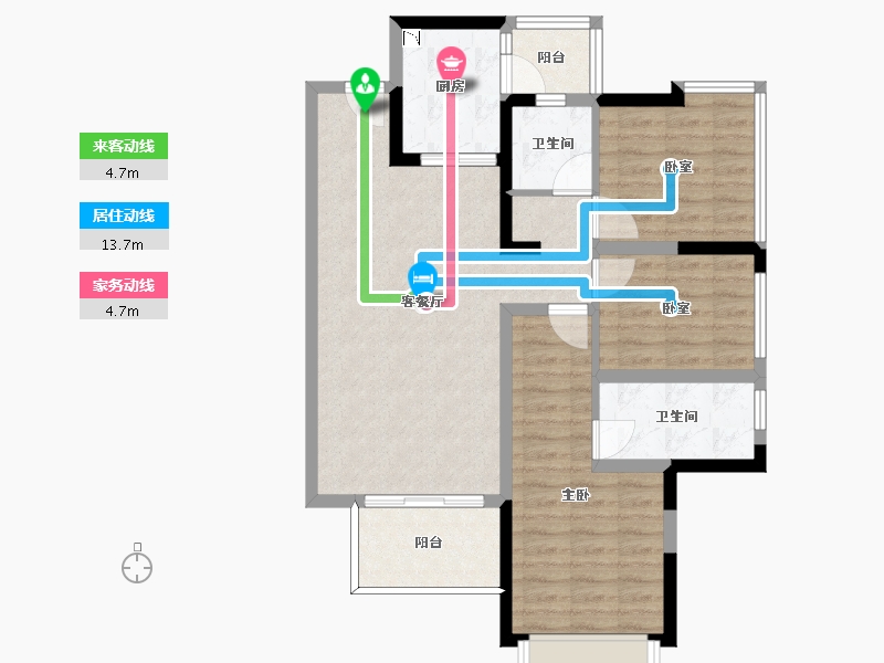 四川省-成都市-御景华府-82.08-户型库-动静线