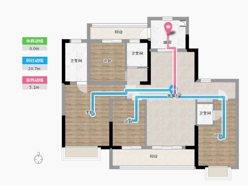 四川省-成都市-中建锦绣天地-108.54-户型库-动静线