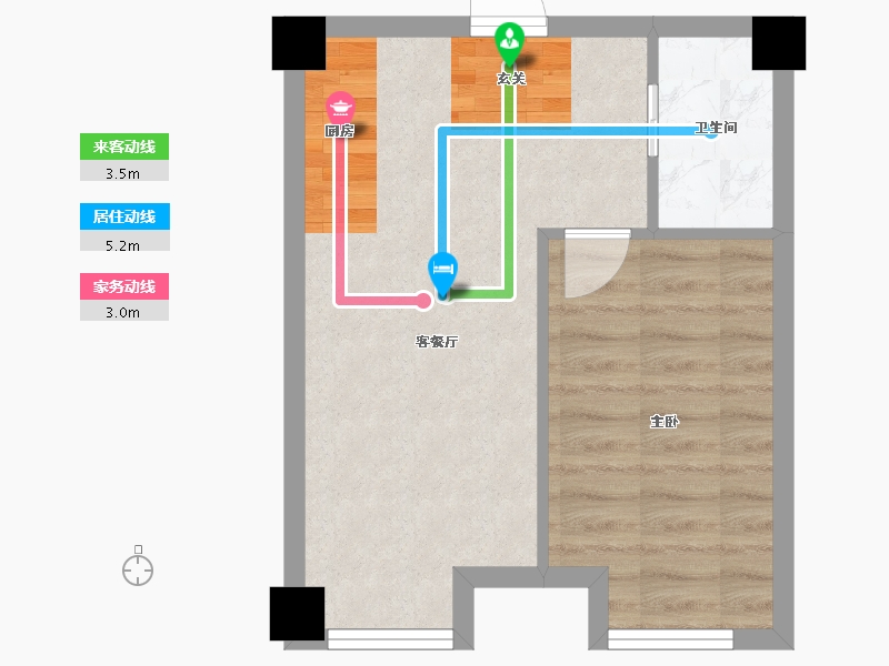 四川省-成都市-朗诗上林熙华府SOHO-38.10-户型库-动静线