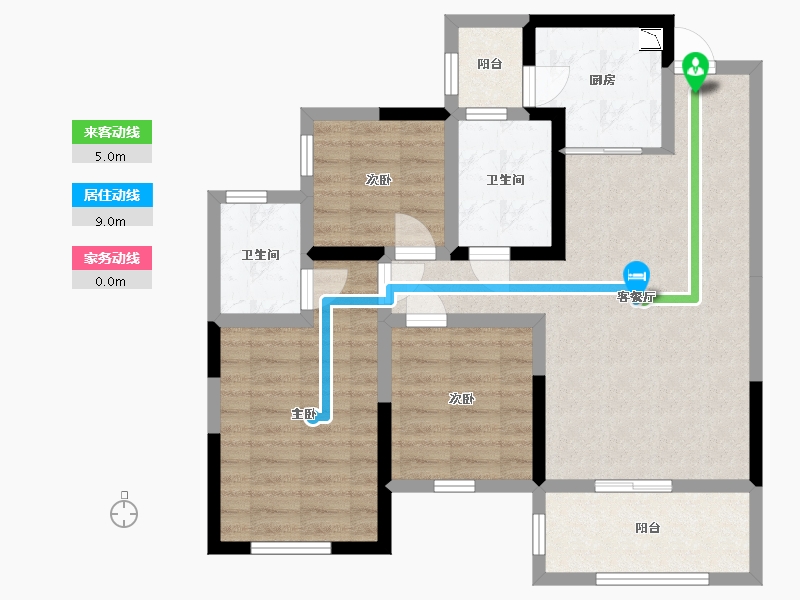 四川省-宜宾市-江畔华府-81.49-户型库-动静线