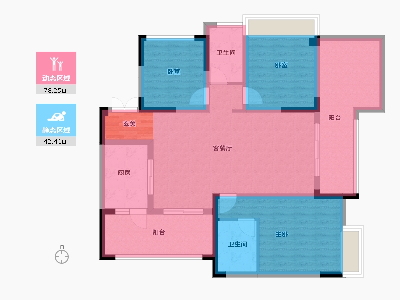 四川省-成都市-天府金融港-107.52-户型库-动静分区