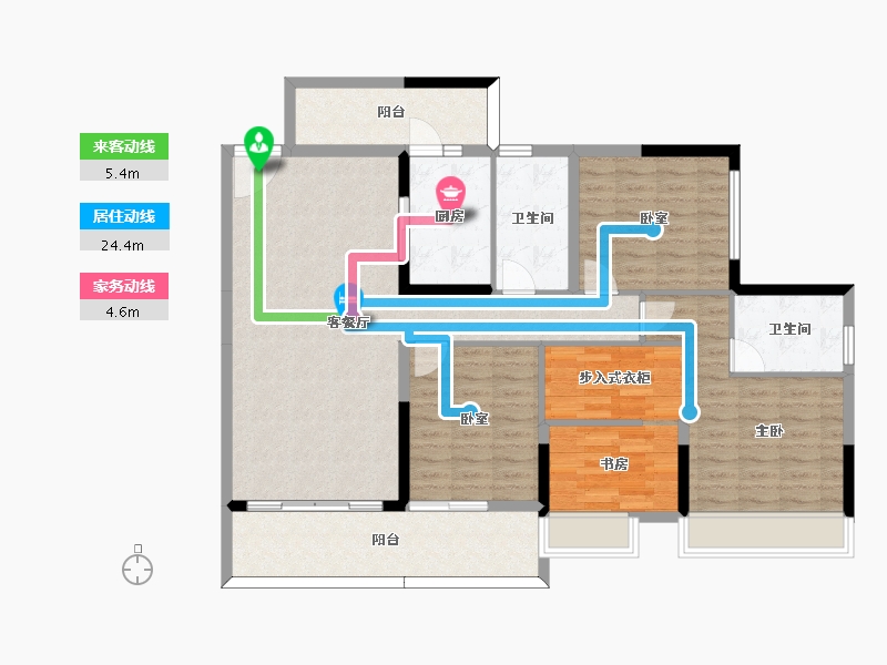 四川省-成都市-中德英伦世邦-124.00-户型库-动静线