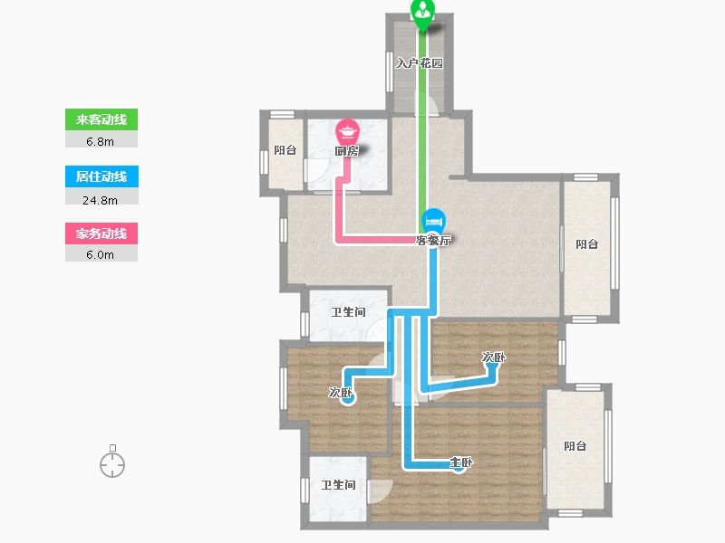 贵州省-贵阳市-中天未来方舟-118.17-户型库-动静线