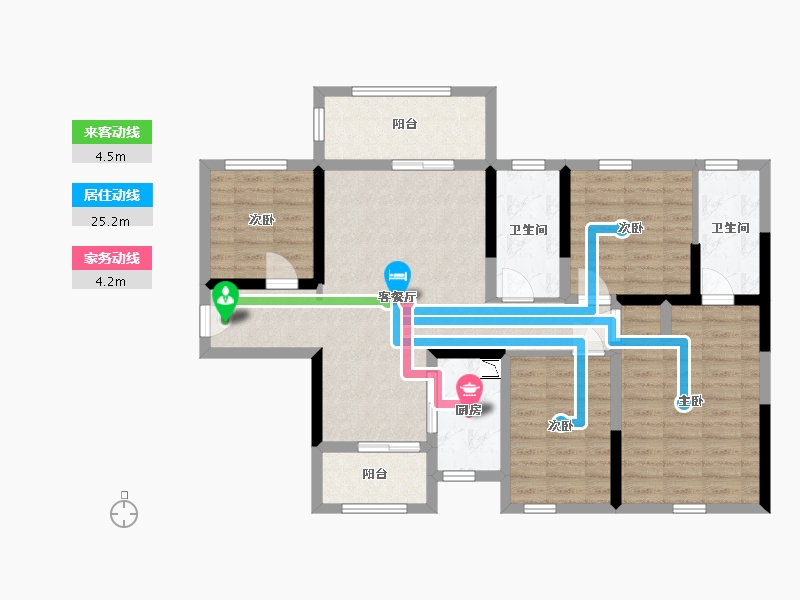 四川省-宜宾市-江畔华府-97.08-户型库-动静线