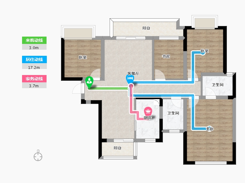 四川省-成都市-大发融悦和府-92.72-户型库-动静线