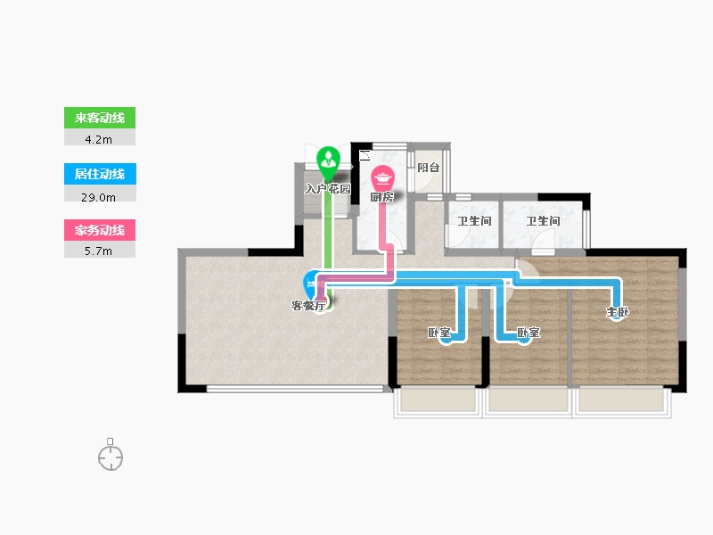 四川省-成都市-御景华府-83.52-户型库-动静线