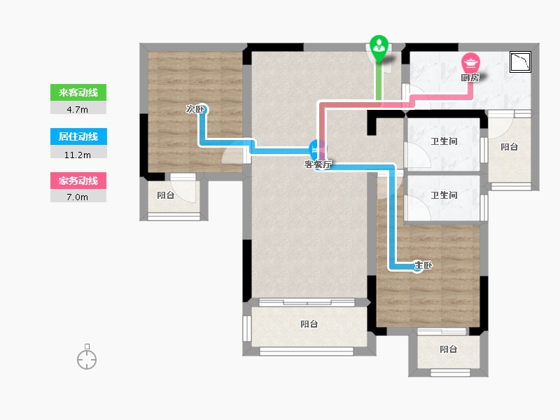 四川省-成都市-成金金语湾-77.12-户型库-动静线