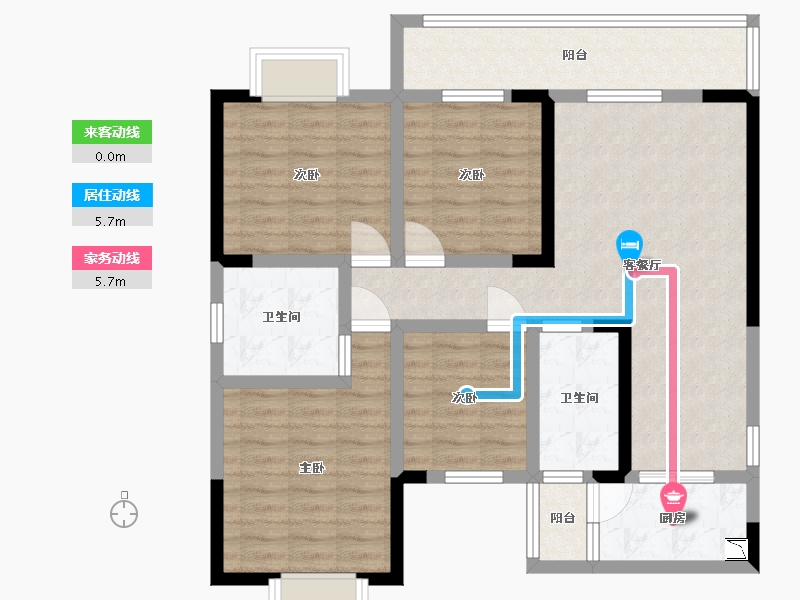 四川省-成都市-瑞和上院-93.15-户型库-动静线