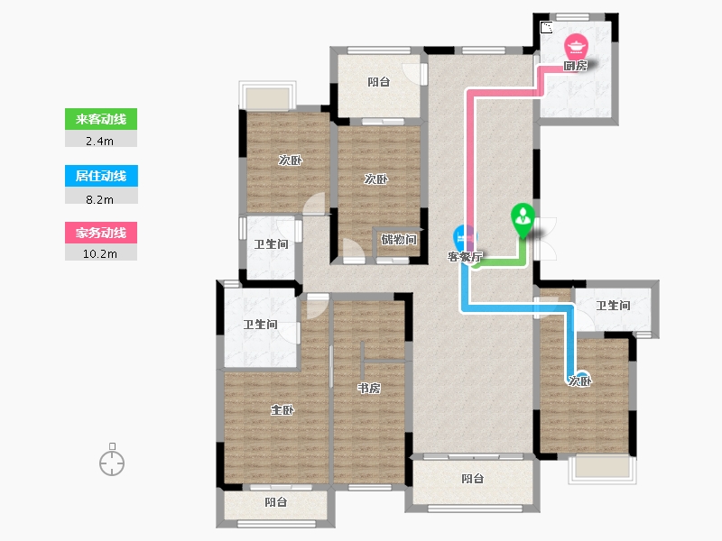 四川省-成都市-成金金语湾-177.15-户型库-动静线