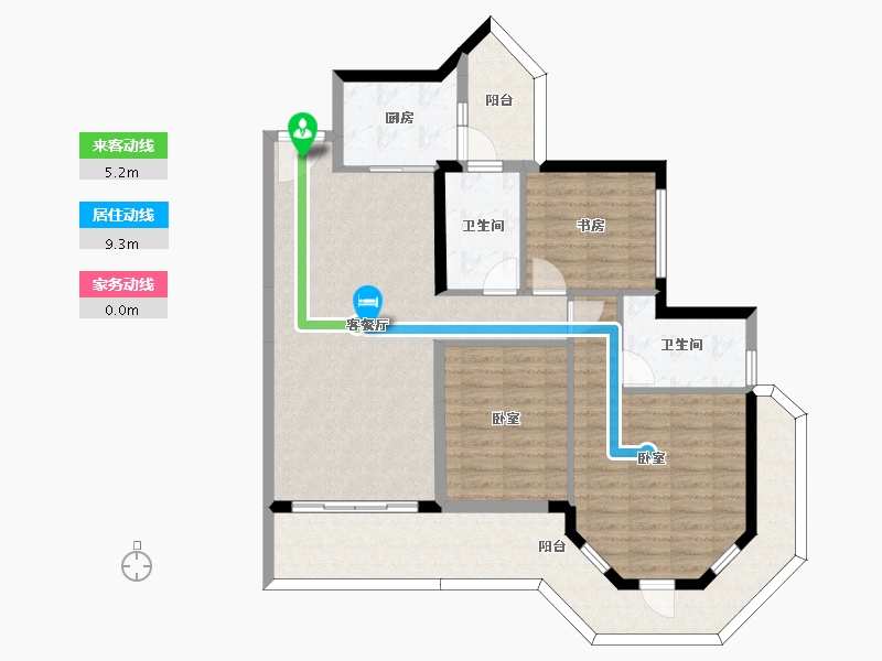 四川省-成都市-中德英伦世邦-110.62-户型库-动静线