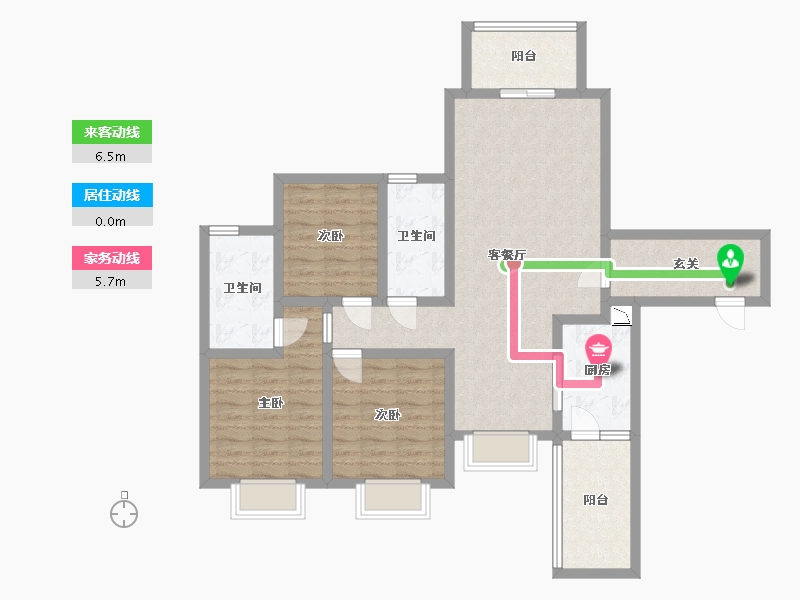 四川省-成都市-太阳公元-99.54-户型库-动静线