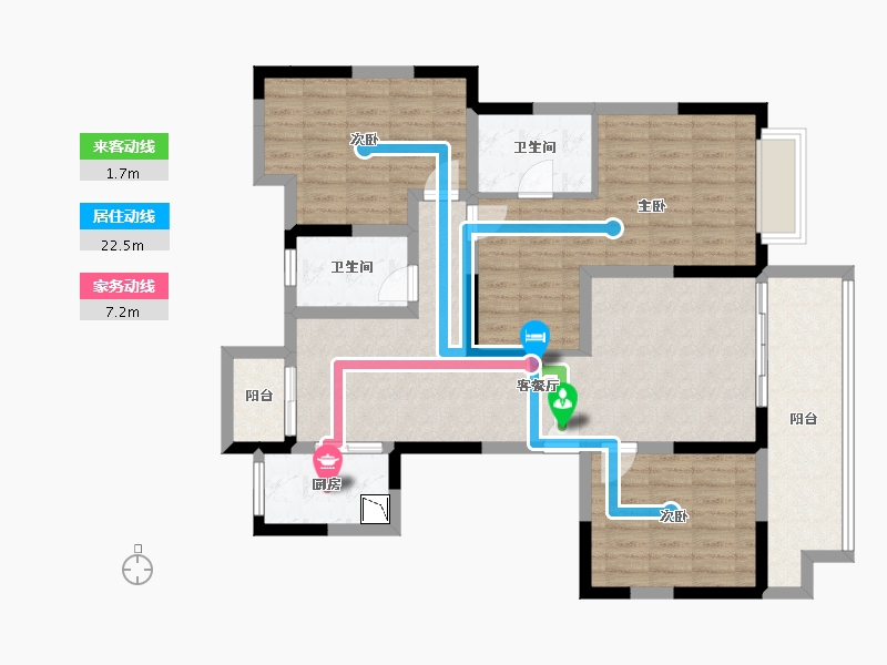 四川省-成都市-天和睿城-102.28-户型库-动静线