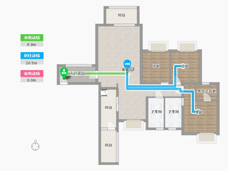 四川省-成都市-太阳公元-106.27-户型库-动静线