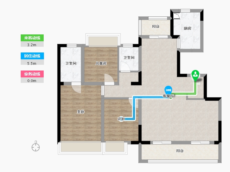 四川省-成都市-中建锦绣天地-100.30-户型库-动静线