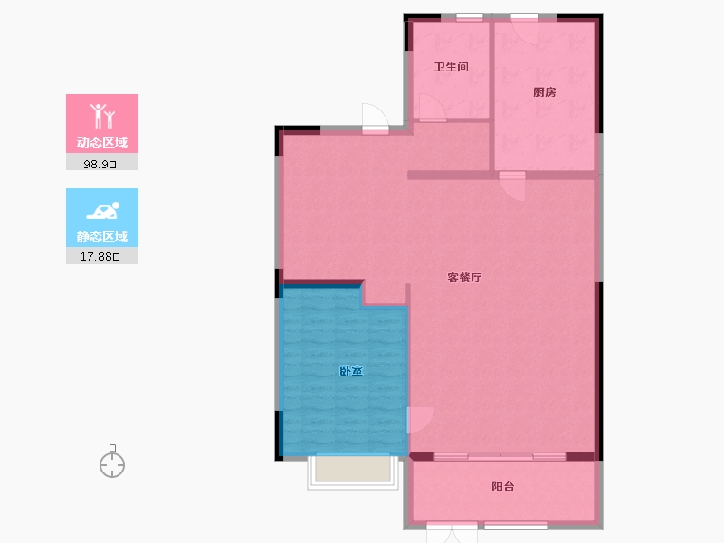 天津-undefined-中建海纳府-108.41-户型库-动静分区