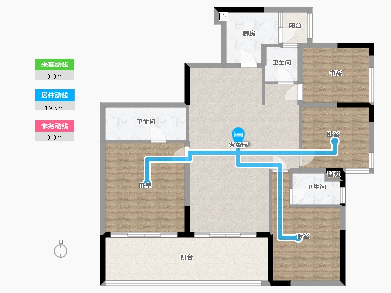 四川省-成都市-富国上邦-130.11-户型库-动静线