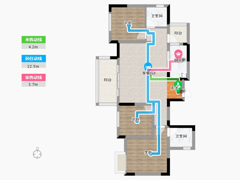 四川省-成都市-中交牧山美庐-84.11-户型库-动静线