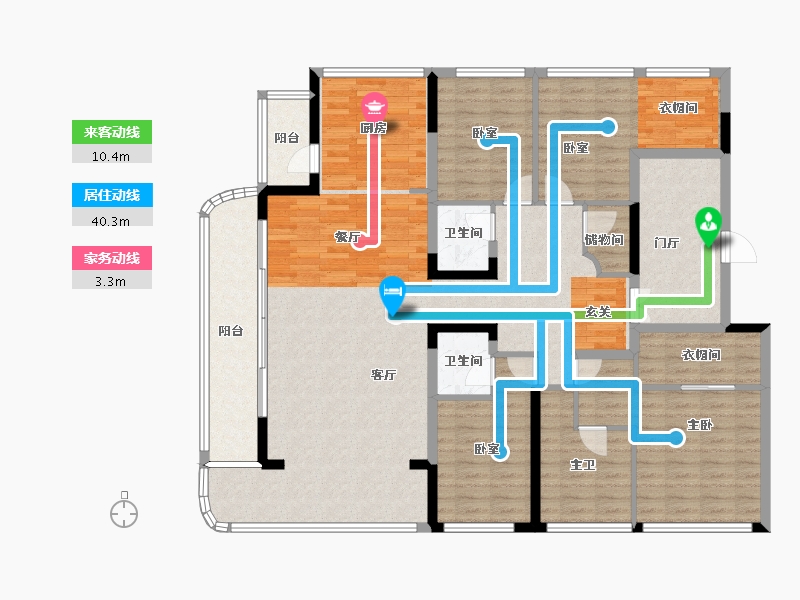 四川省-成都市-德商锦江天玺-162.00-户型库-动静线