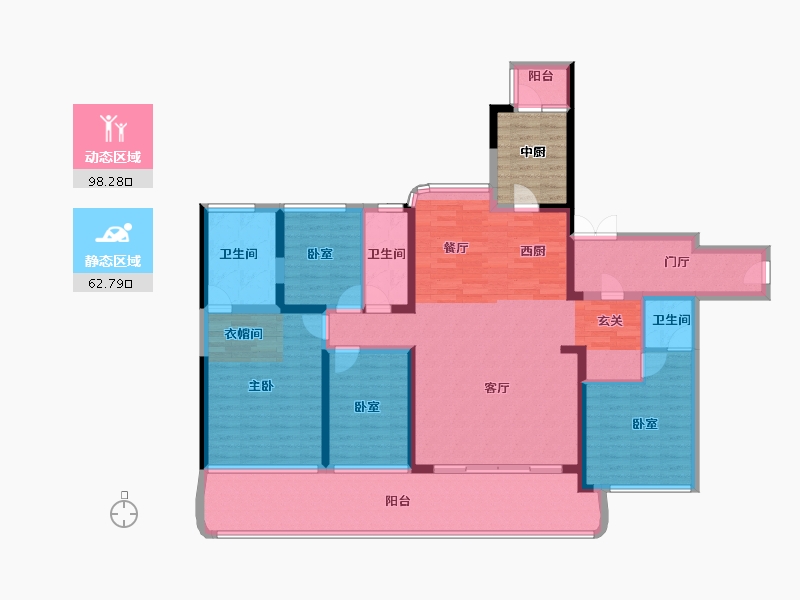 四川省-成都市-德商锦江天玺-151.00-户型库-动静分区