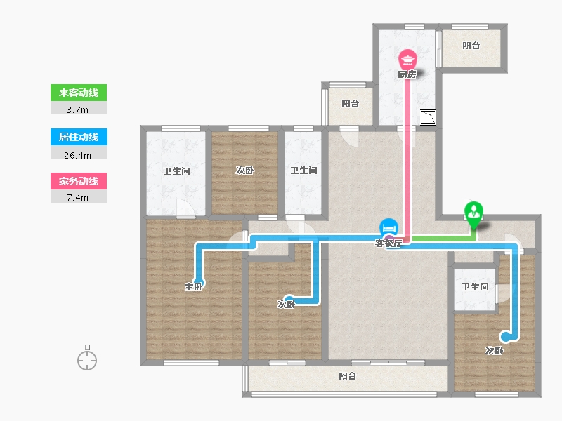 四川省-成都市-保利和光屿湖-158.77-户型库-动静线