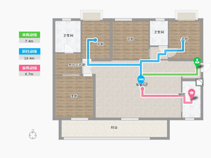 福建省-泉州市-保利上城东区-156.00-户型库-动静线