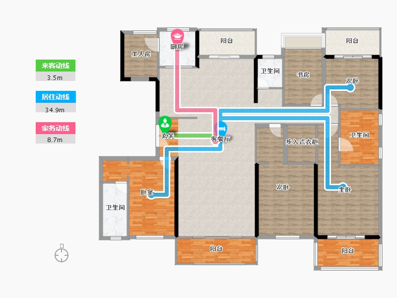 广西壮族自治区-柳州市-碧桂园十里江湾-228.10-户型库-动静线