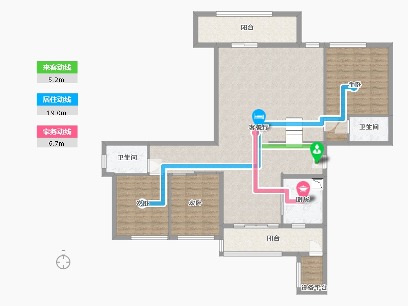 四川省-成都市-保利和光屿湖-130.79-户型库-动静线